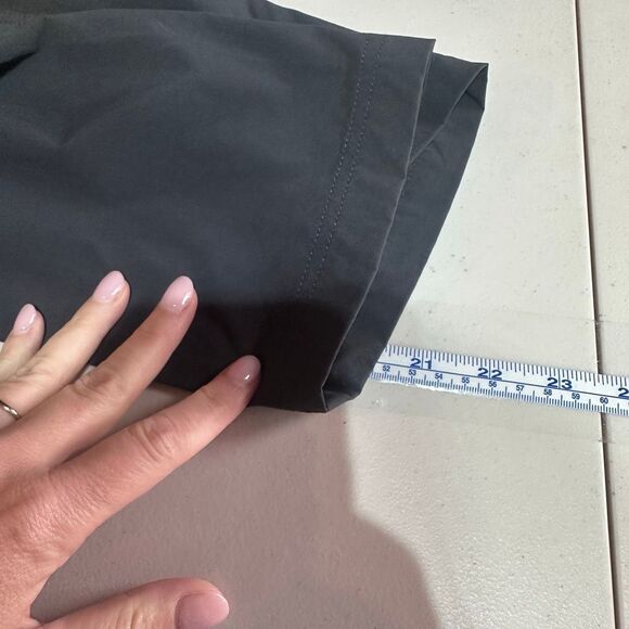 LL Bean Comfort Cycling Capris Pants Removable Shorts Size Medium Black Hiking - Picture 8 of 16